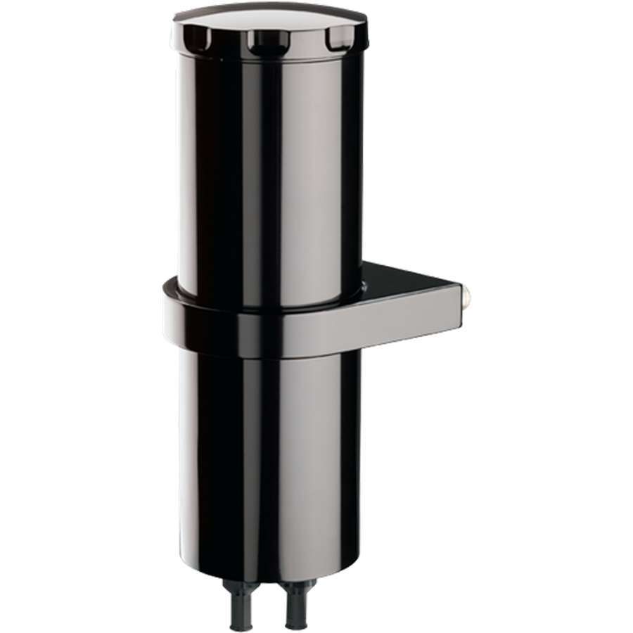 Billet Specialties Overflow Tank 8.75in Smooth w/Bracket Black MPN BSPBLK77109