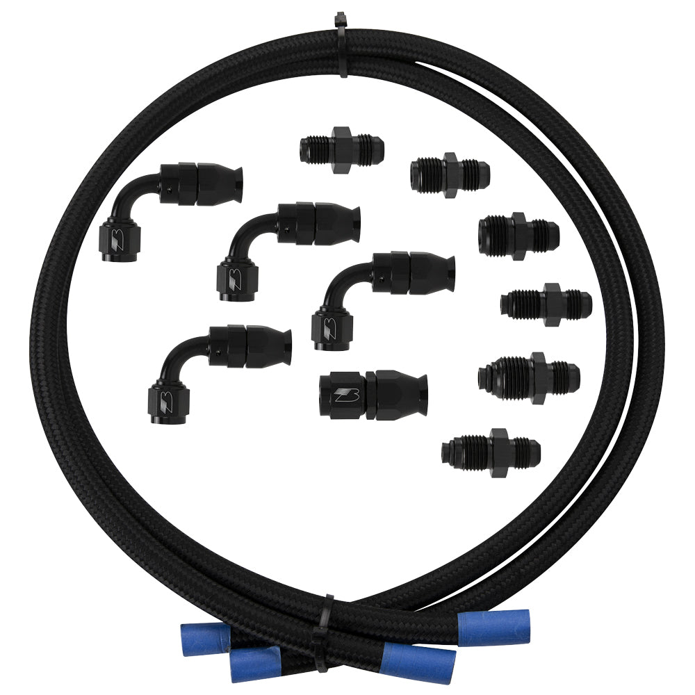 Billet Specialties Hose Kit Power Steering w/Pump Mount Reservoir MPN BSPBLK77905