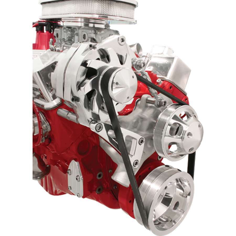 Billet Specialties SBC Alt Bracket LWP Top Mount Passenger Side MPN BSPFM0109PC For Chevy, GM