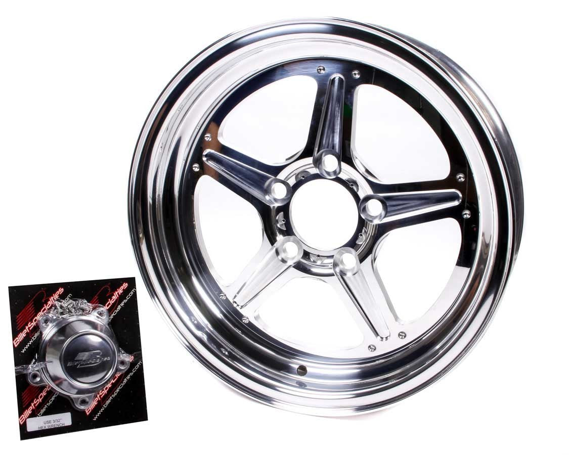 Billet Specialties Street Lite Wheel 15x3.5 1.75 BS 5x4.75 BC BSPRS035356117N