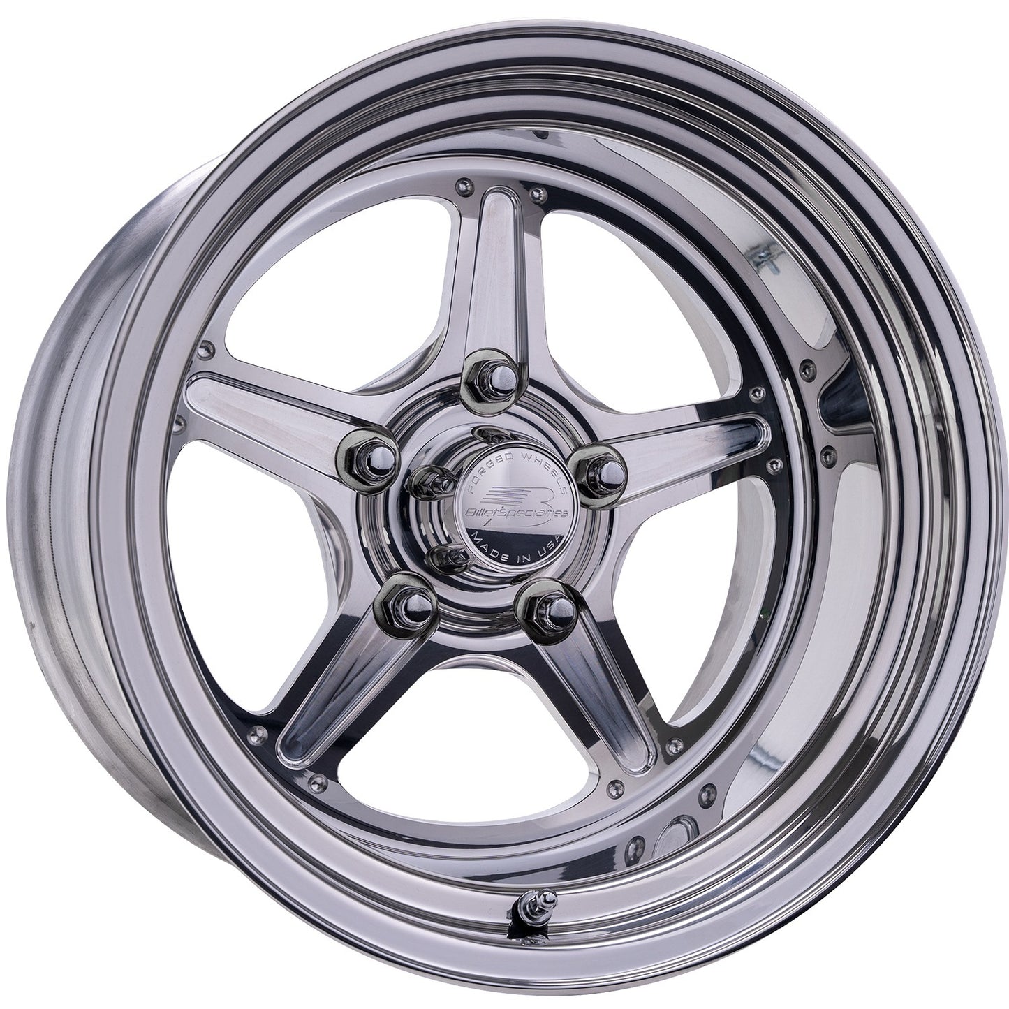 Billet Specialties Street Lite Wheel 15X10 5.5 BS 5X4.75 BC BSPRS23510L6155