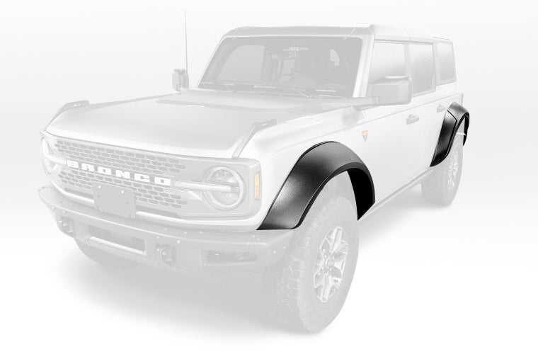 Bushwacker 21- Ford Bronco Extend- A-Flare Fender Flare 4Pc MPN BUS20961-02 For Ford Midsize SUV 2021