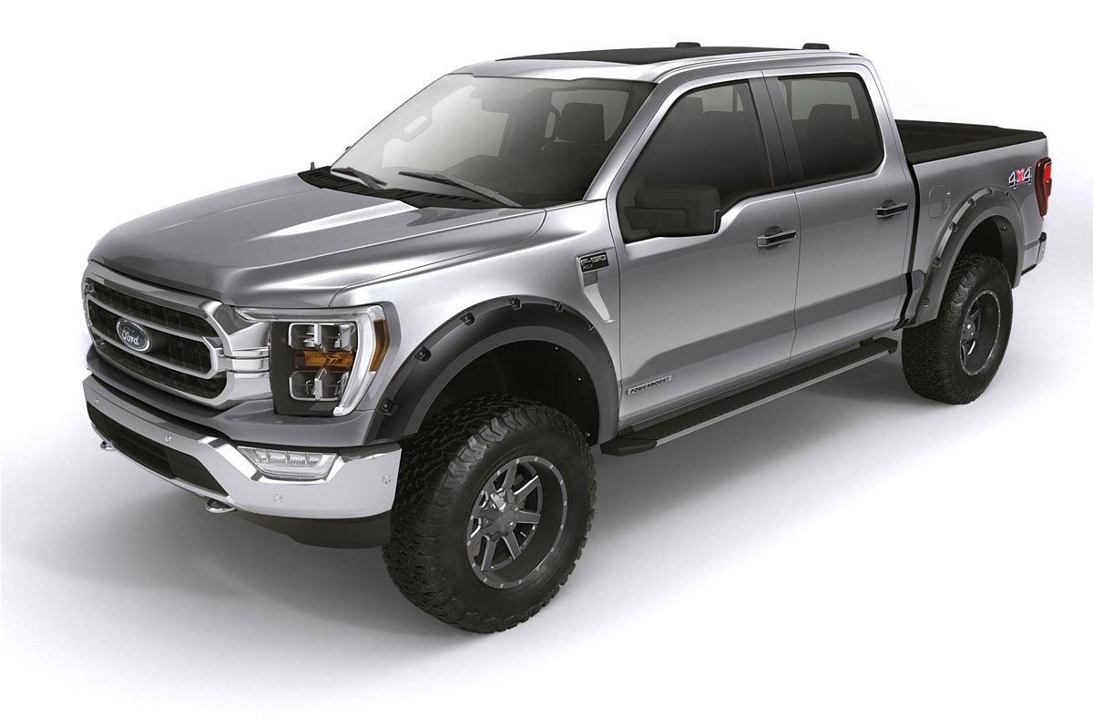 Bushwacker 21- Ford F150 Forge Fender Flares Black 4Pcs MPN BUS28150-08 For Ford Fullsize Truck 2021