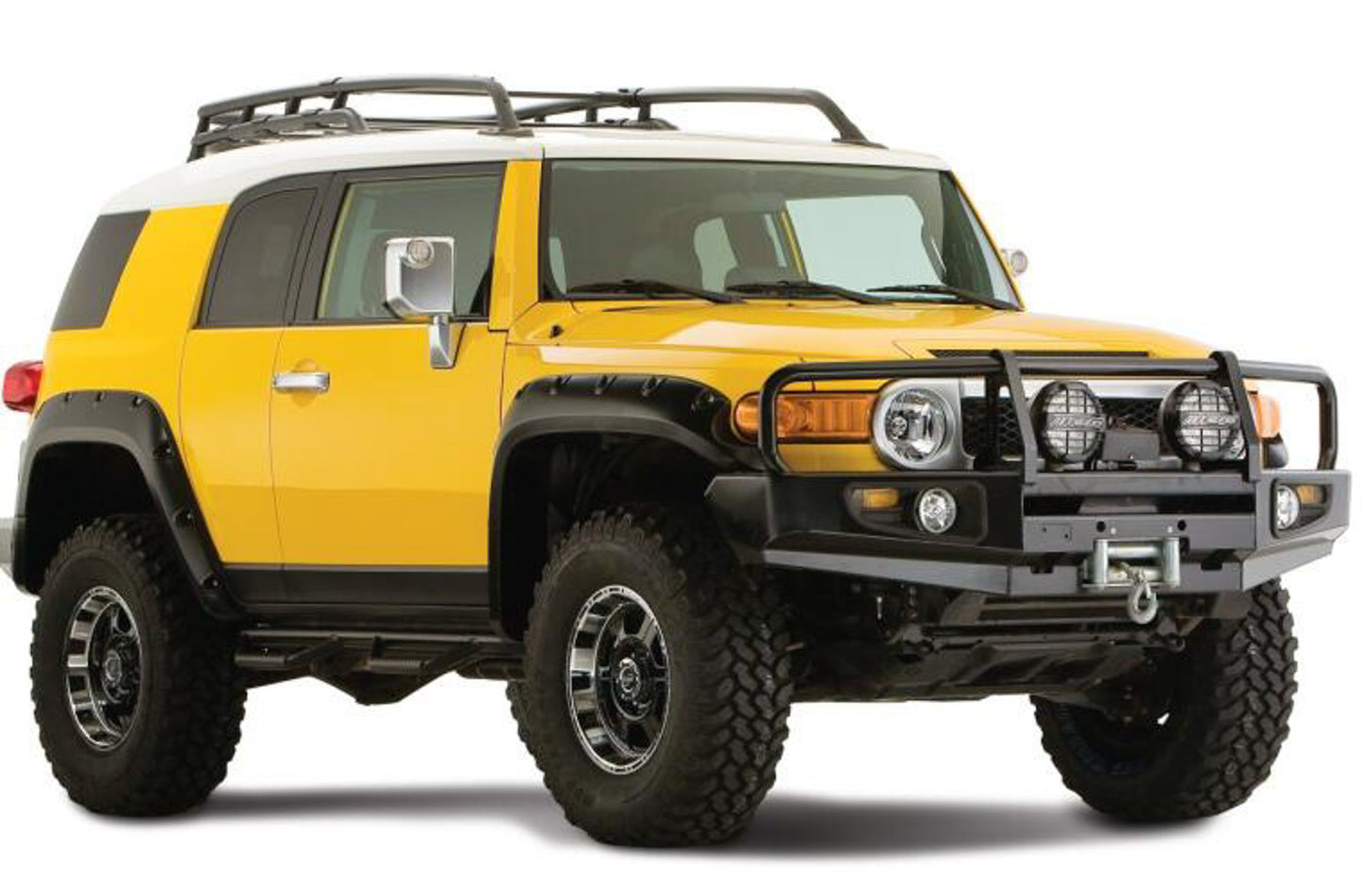Bushwacker Fender Flares Pocket Style 4pcs. MPN BUS31922-02 For Toyota Midsize SUV 2007-14