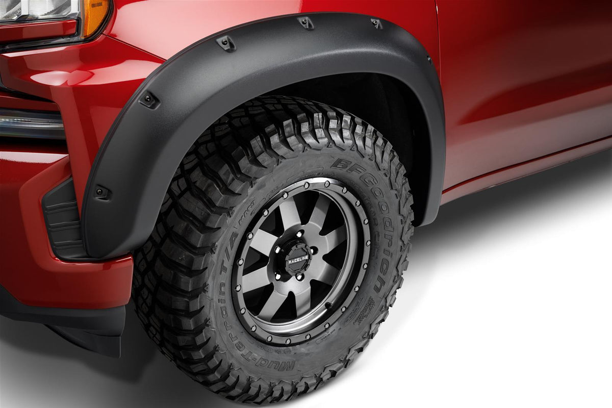 Bushwacker 16-18 Silverado 1500 For ge Fender Flares Blk 4Pc MPN BUS48111-08 For GM Fullsize Truck 2016-18