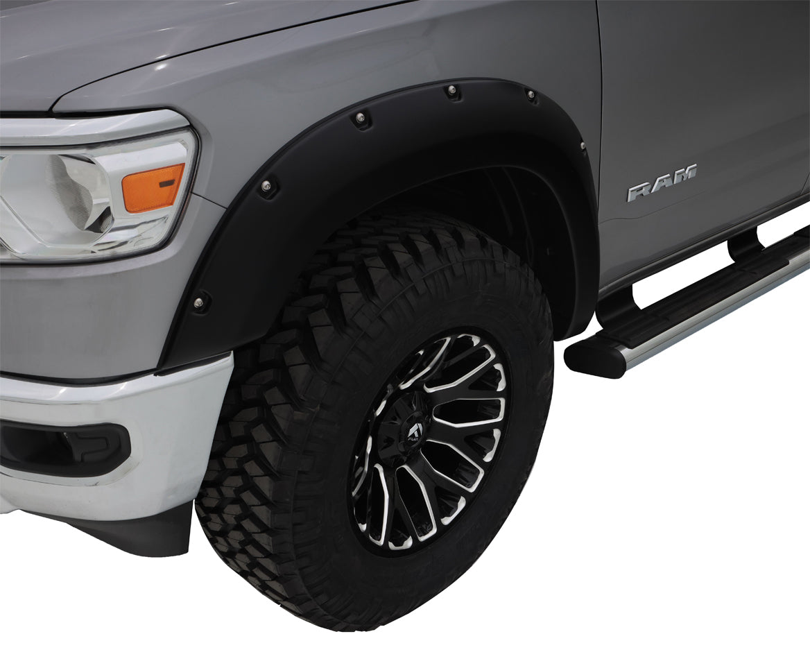 Bushwacker 19- Dodge Ram 1500 Pocket Style Flares 4pc MPN BUS50924-02 For Dodge Fullsize Truck RAM 2018