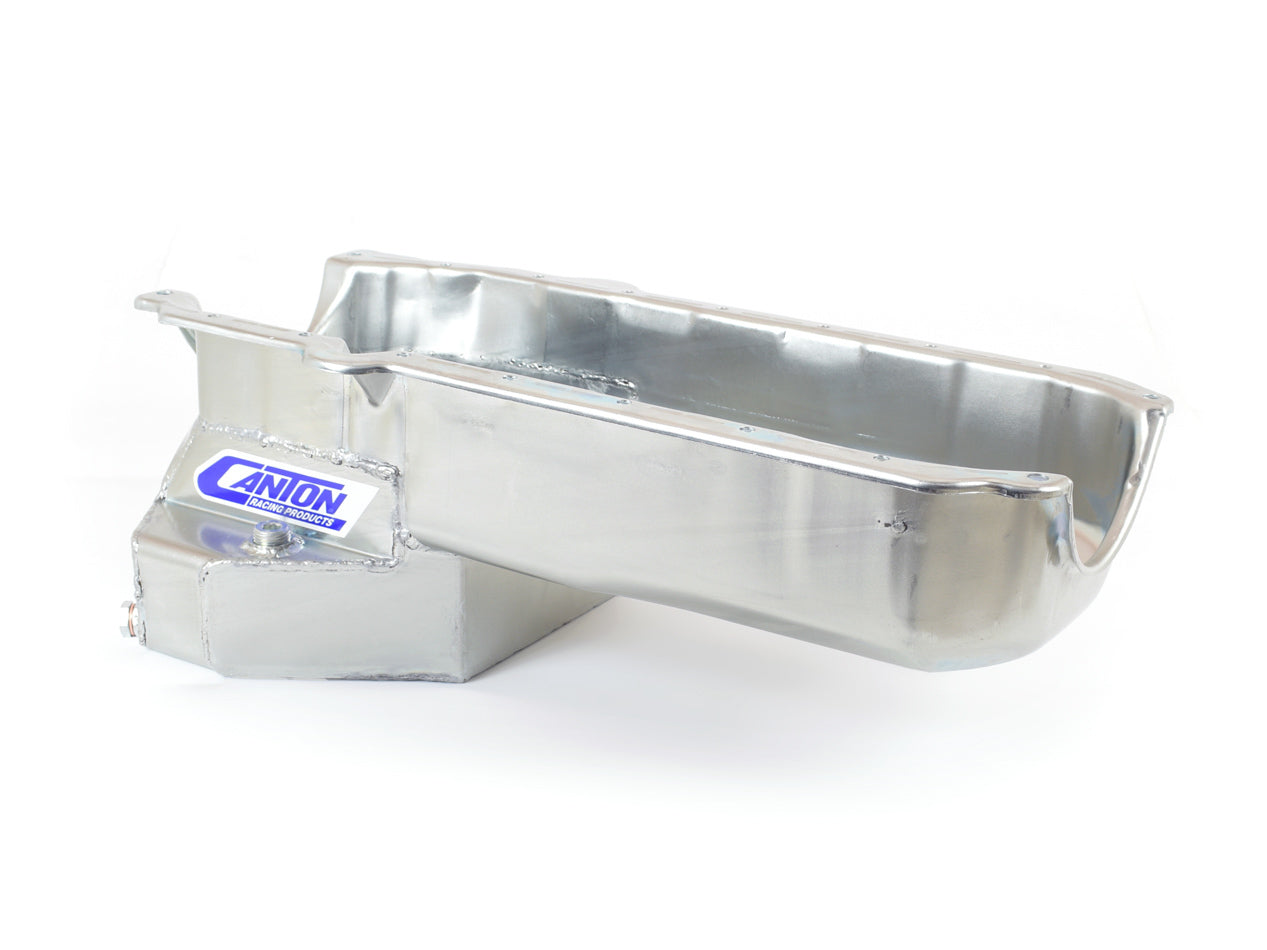 Canton SBC R/R Oil Pan - 7qt. W/1pc. Rear Main MPN CAN15-244T For Chevy, GM F-Body 1982-92