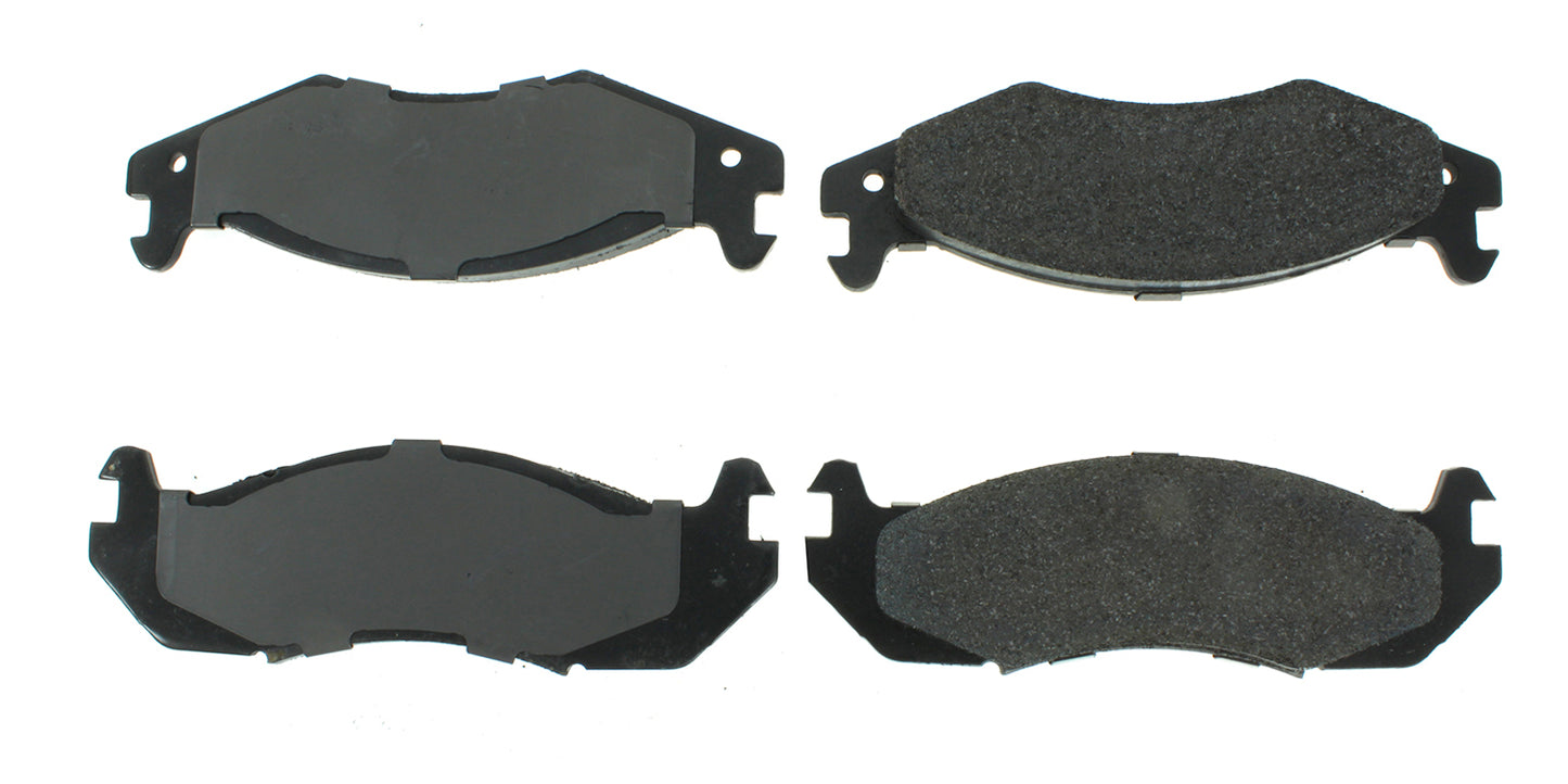Posi-Quiet Semi-Metallic Brake Pads with Hardwar Centric Brake Parts CBP104.02030