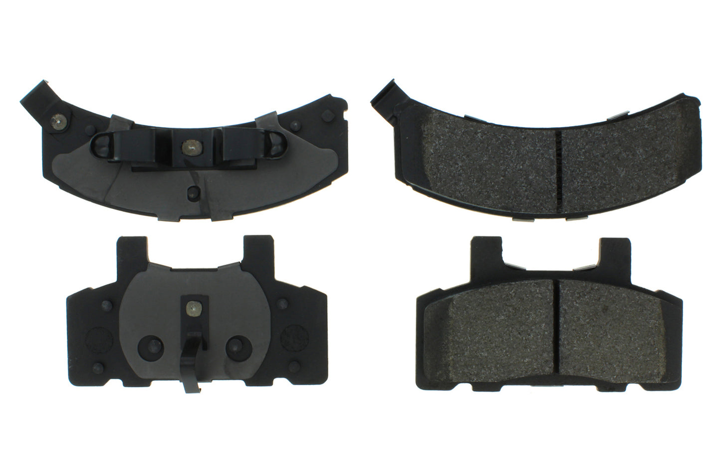 Posi-Quiet Semi-Metallic Brake Pads with Hardwar Centric Brake Parts CBP104.03680