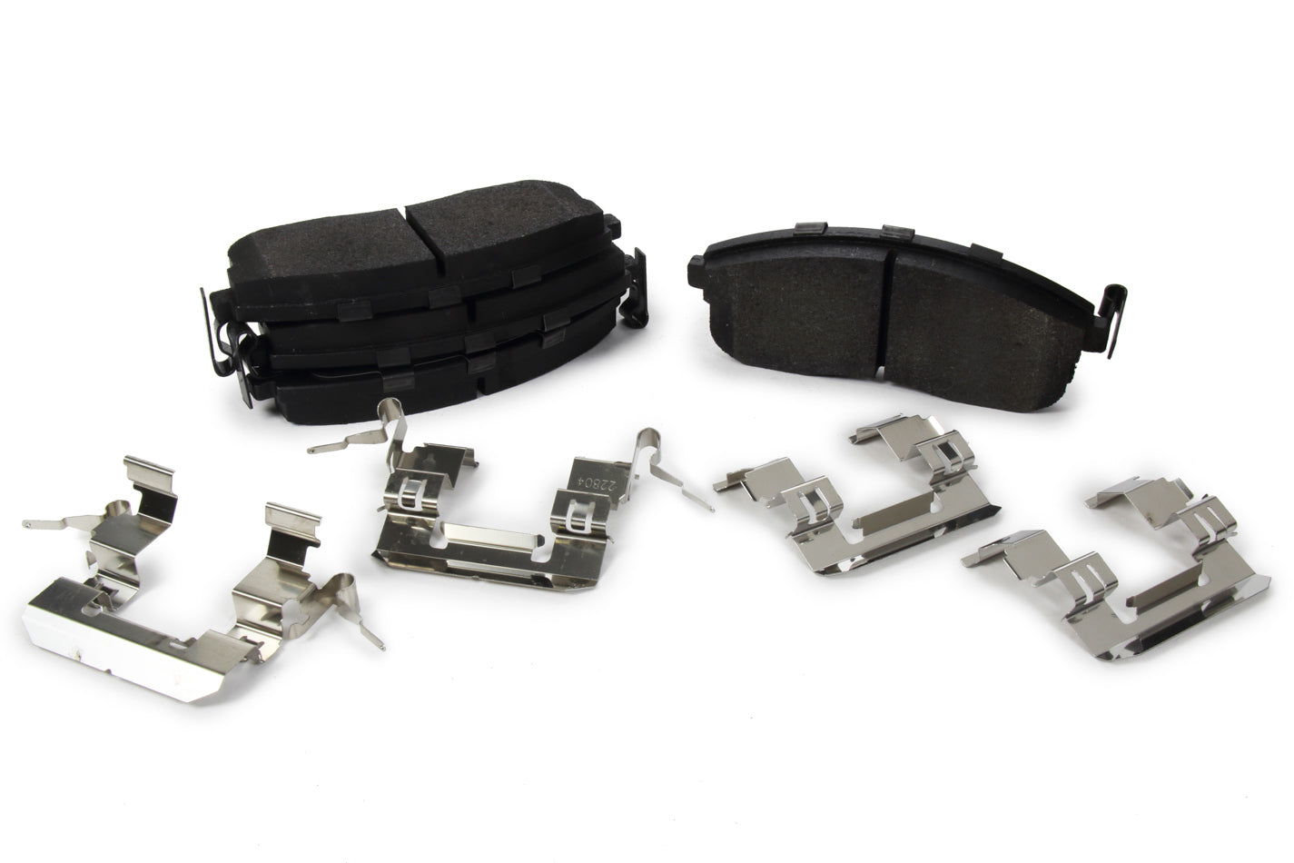 Posi-Quiet Semi-Metallic Brake Pads with Hardwar Centric Brake Parts CBP104.08151