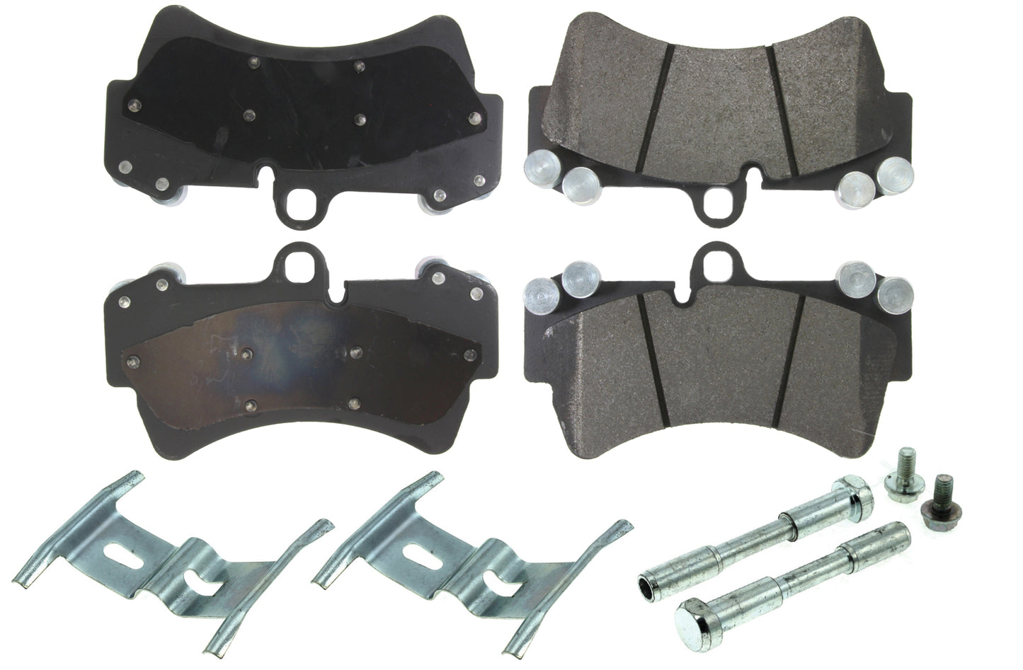Posi-Quiet Semi-Metallic Brake Pads with Hardwar Centric Brake Parts CBP104.09770