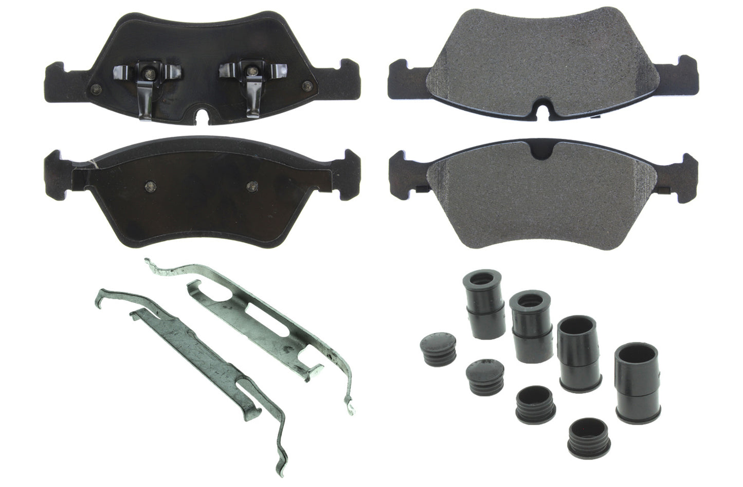 Posi-Quiet Semi-Metallic Brake Pads with Hardwar Centric Brake Parts CBP104.11230
