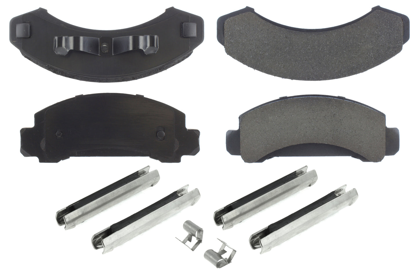 Posi-Quiet Ceramic Brake Pads with Shims and Har Centric Brake Parts CBP105.03870