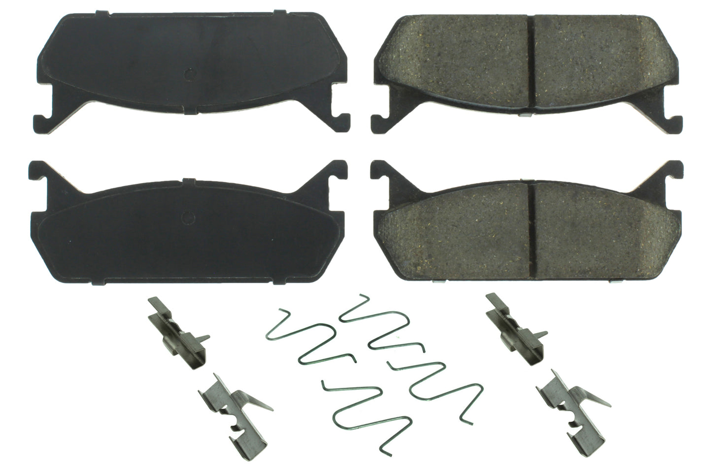 Posi-Quiet Ceramic Brake Pads with Shims and Har Centric Brake Parts CBP105.04580