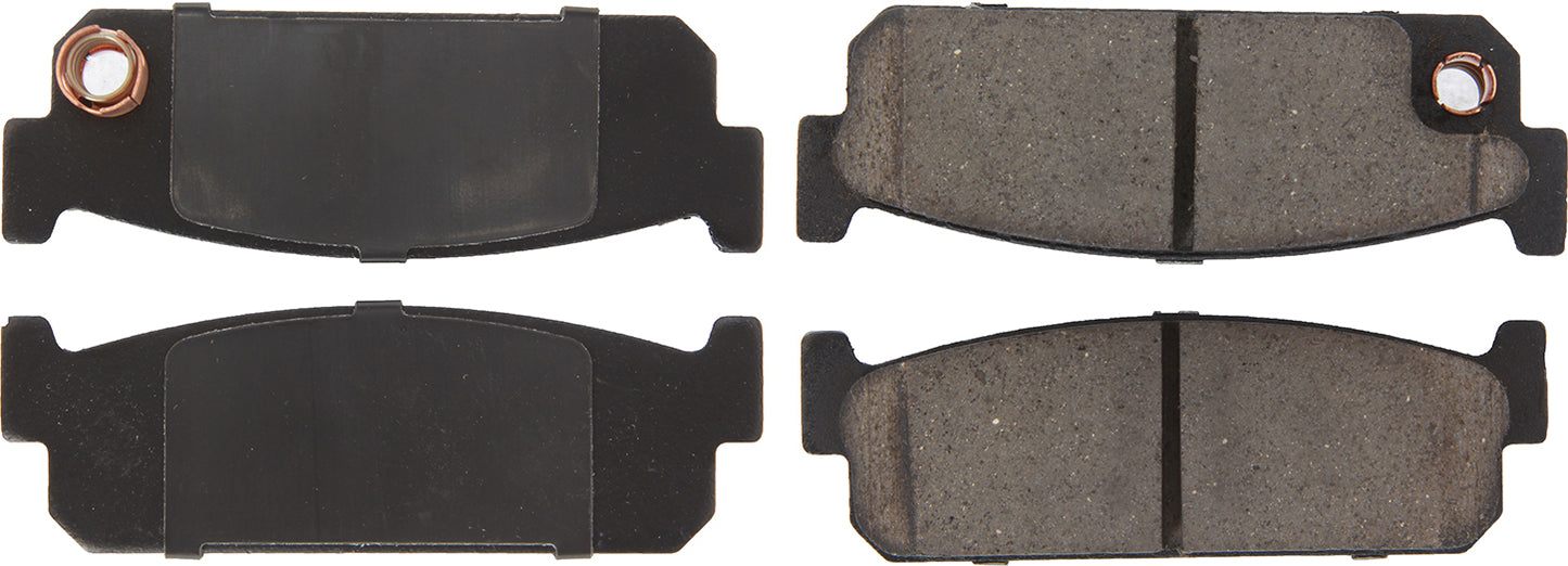 Posi-Quiet Ceramic Brake Pads with Shims and Har Centric Brake Parts CBP105.04810