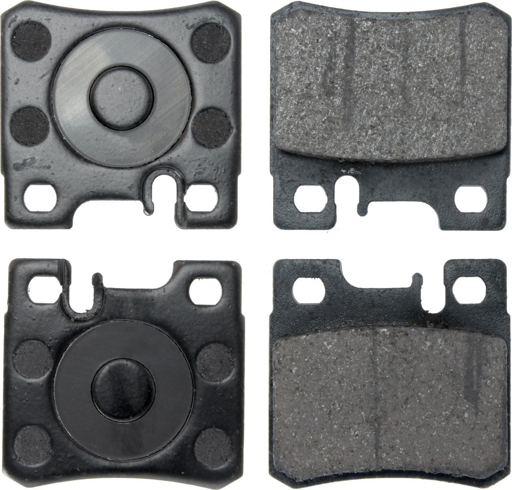 Posi-Quiet Ceramic Brake Pads with Shims Centric Brake Parts CBP105.04950