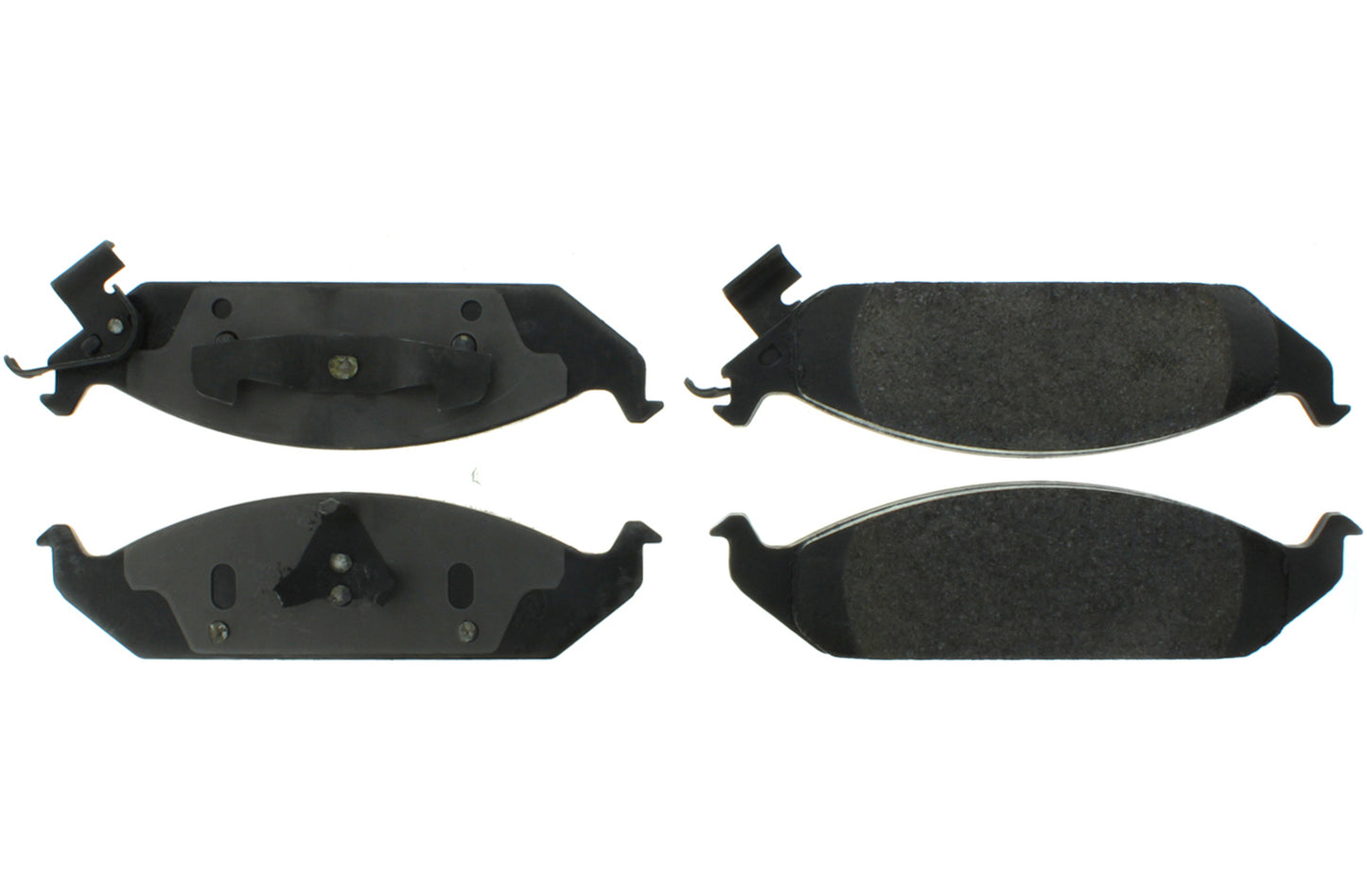 Posi-Quiet Ceramic Brake Pads with Shims and Har Centric Brake Parts CBP105.06500