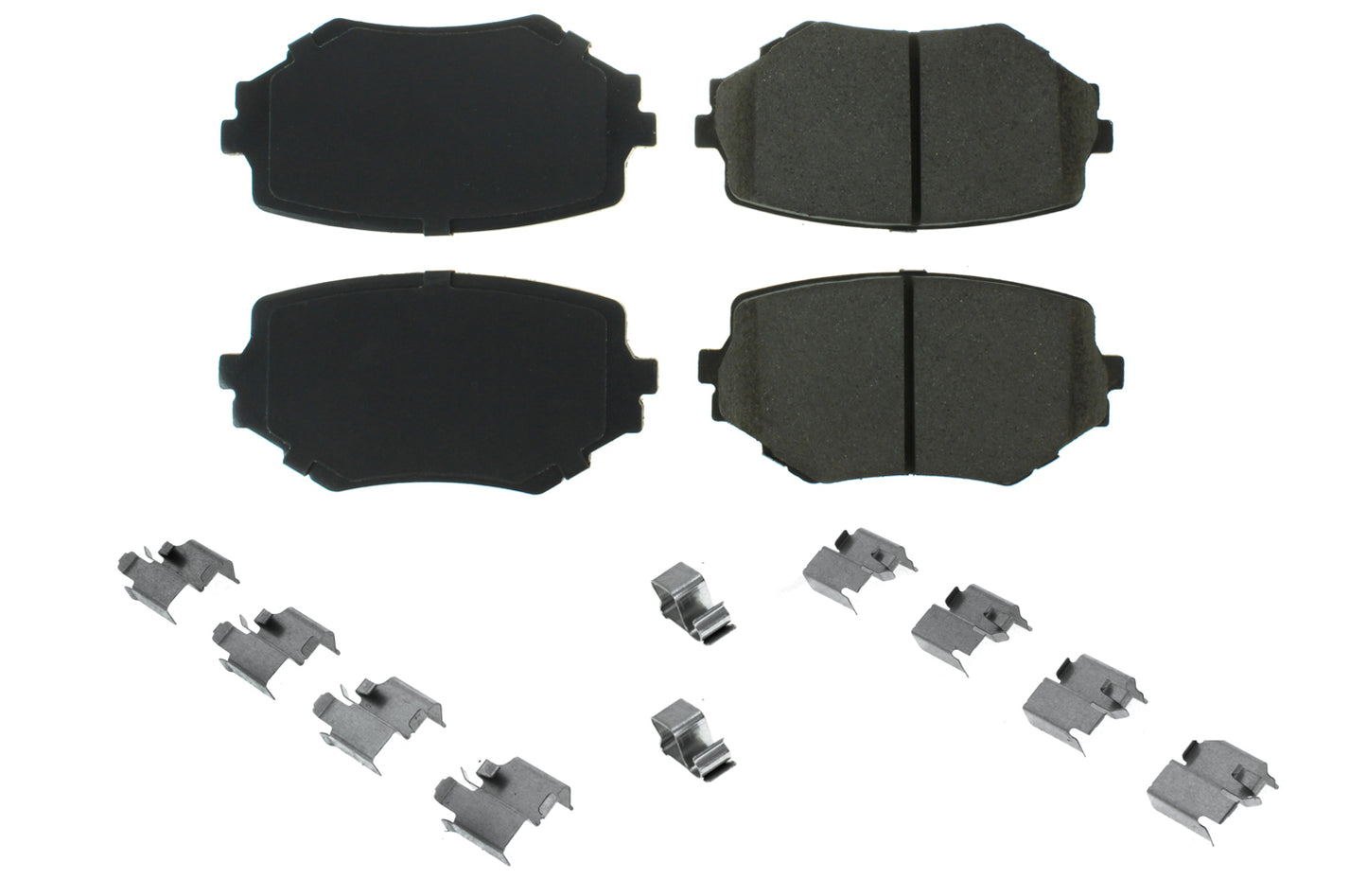 Posi-Quiet Ceramic Brake Pads with Shims and Har Centric Brake Parts CBP105.06800