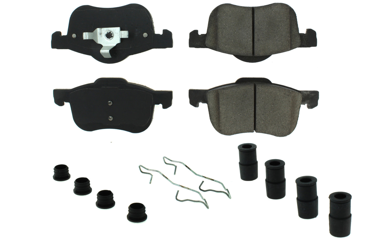 Posi-Quiet Ceramic Brake Pads with Shims and Har Centric Brake Parts CBP105.07940