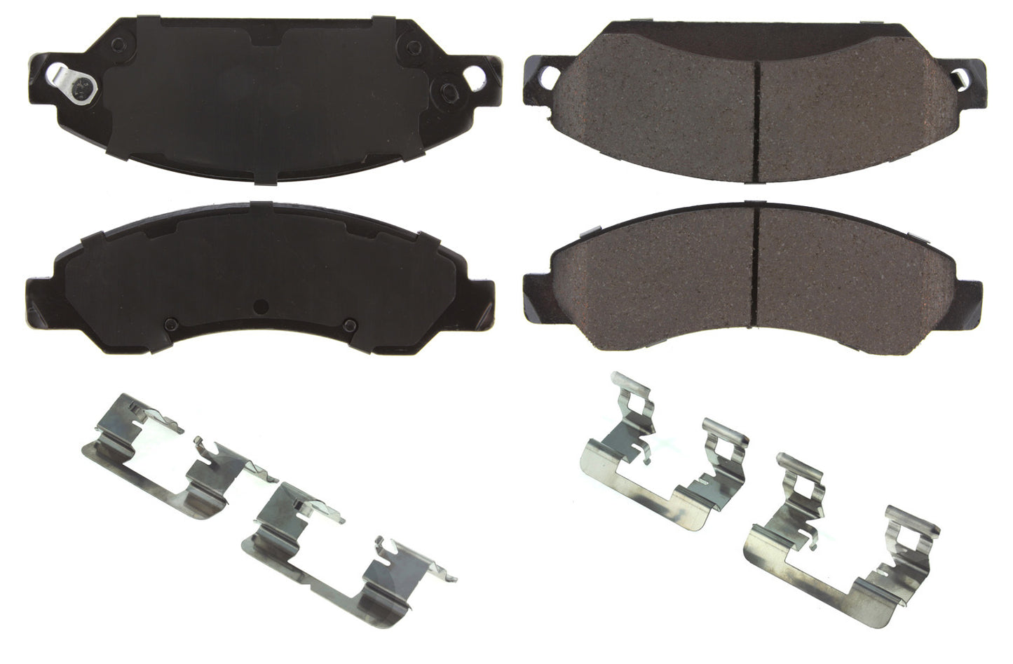 Posi-Quiet Ceramic Brake Pads with Shims and Har Centric Brake Parts CBP105.10920