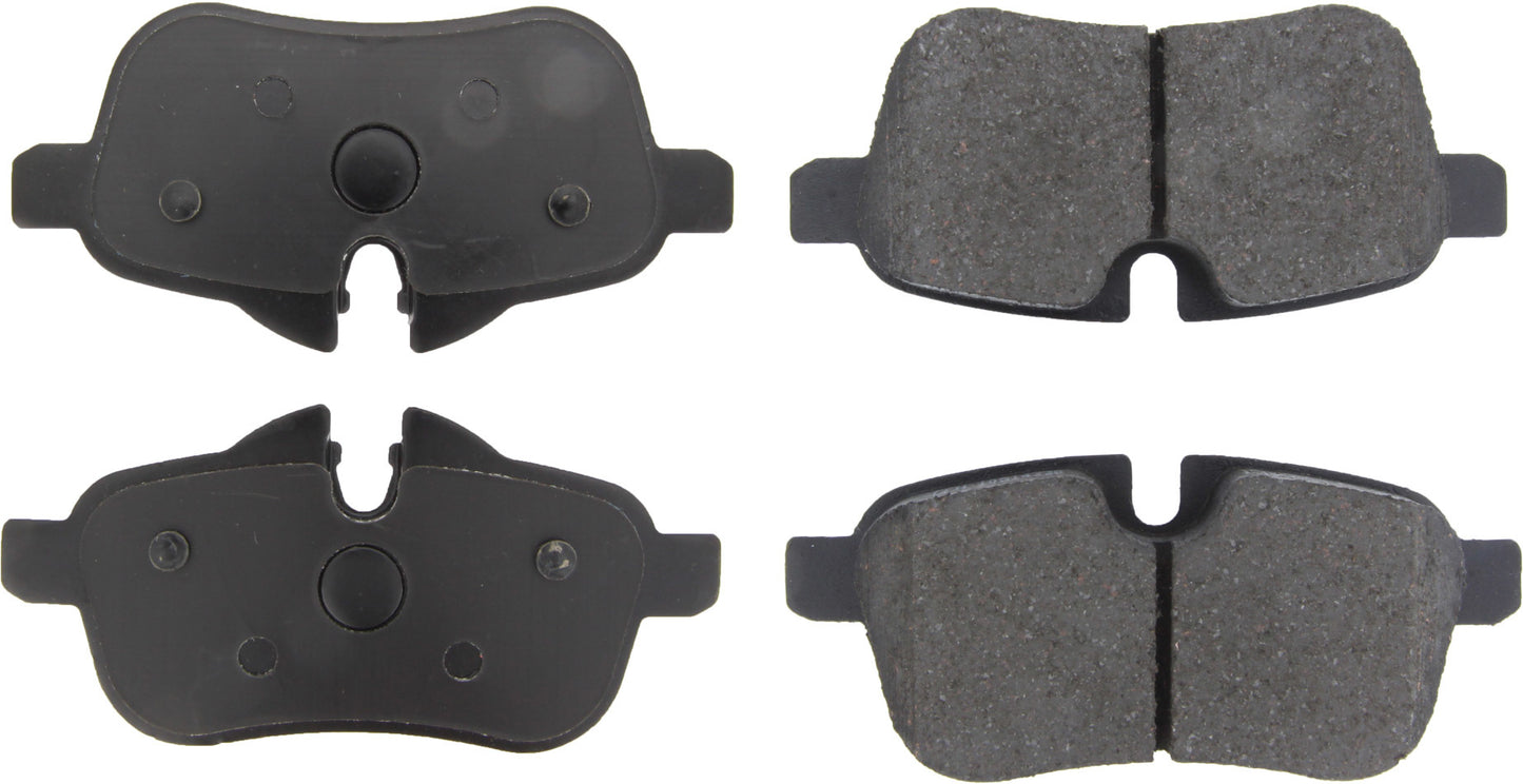 Posi-Quiet Ceramic Brake Pads with Shims and Har Centric Brake Parts CBP105.14330