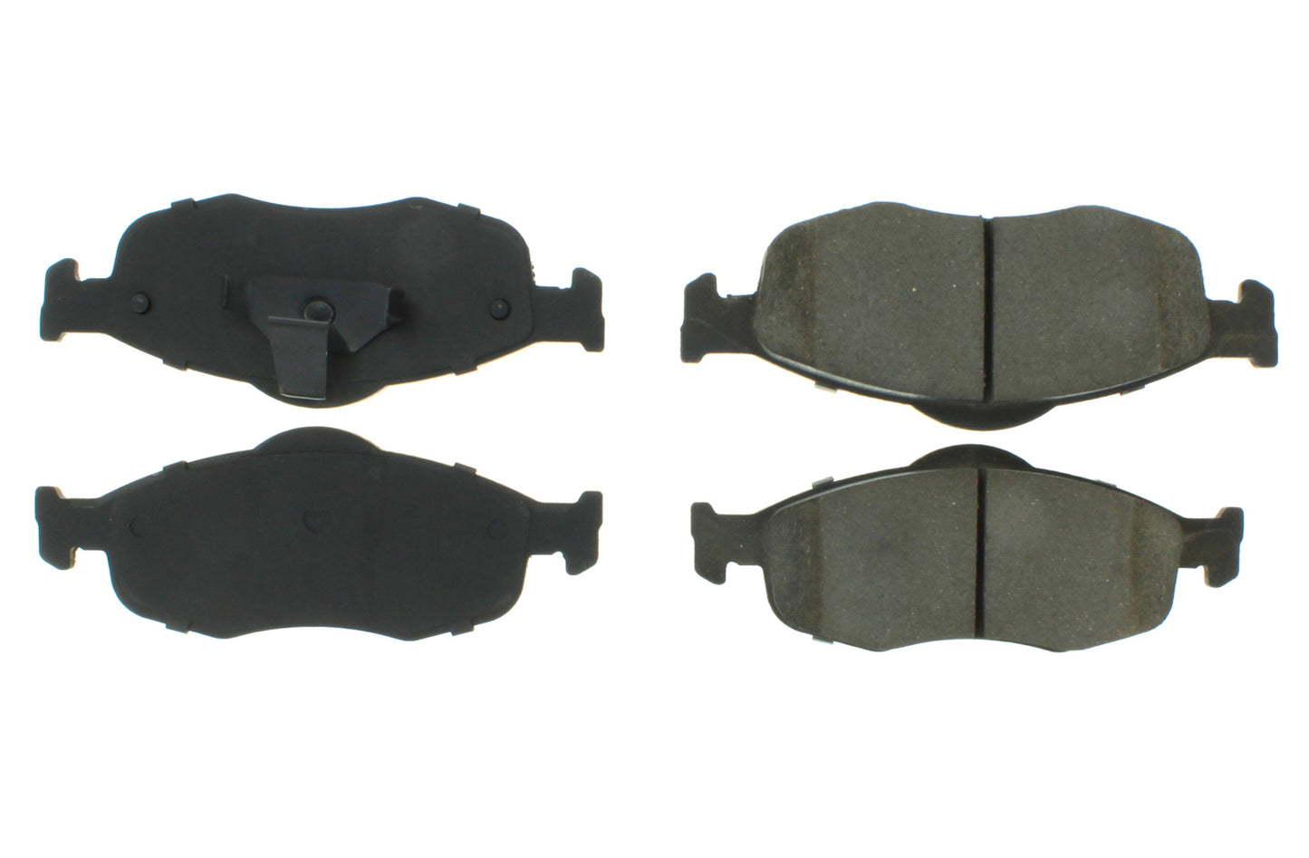 Posi-Quiet Extended Wear Brake Pads with Shims a Centric Brake Parts CBP106.06480