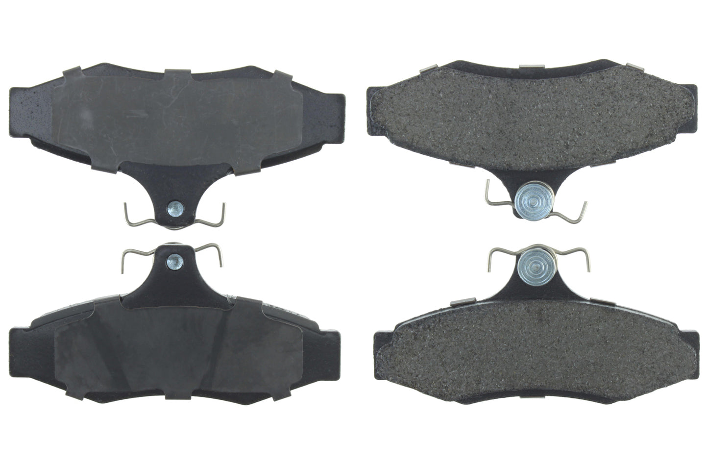 Posi-Quiet Extended Wear Brake Pads with Shims Centric Brake Parts CBP106.07240