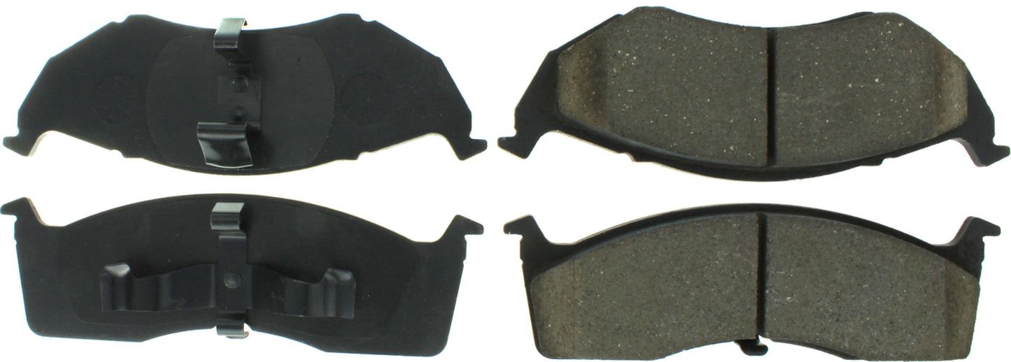 Posi-Quiet Extended Wear Brake Pads with Shims a Centric Brake Parts CBP106.07300