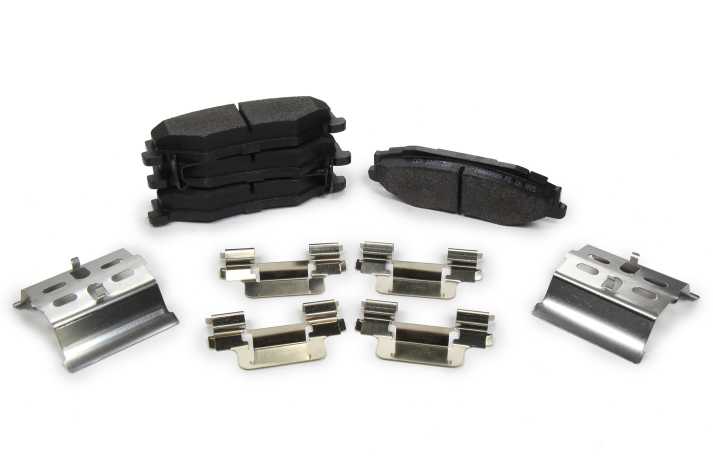 Posi-Quiet Extended Wear Brake Pads with Shims a Centric Brake Parts CBP106.07320