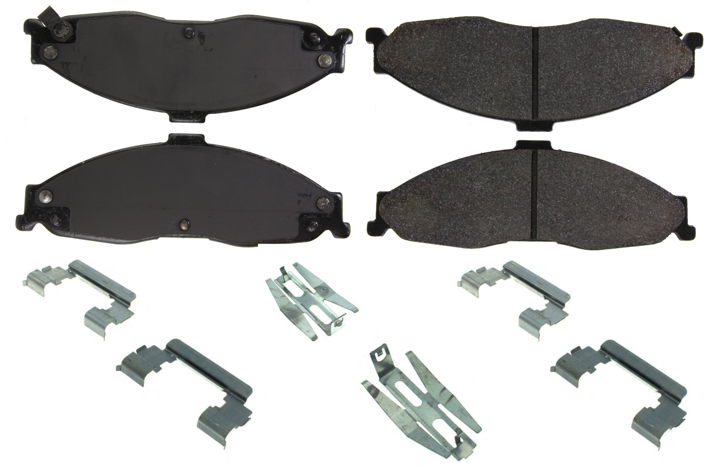 Posi-Quiet Extended Wear Brake Pads with Shims a Centric Brake Parts CBP106.07490