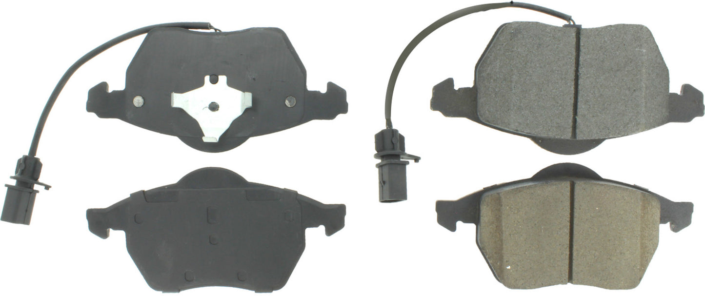 Posi-Quiet Extended Wear Brake Pads with Shims a Centric Brake Parts CBP106.08400