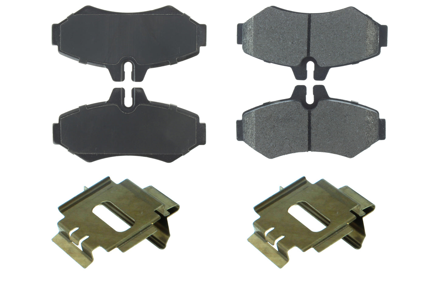 Posi-Quiet Extended Wear Brake Pads with Shims a Centric Brake Parts CBP106.09280