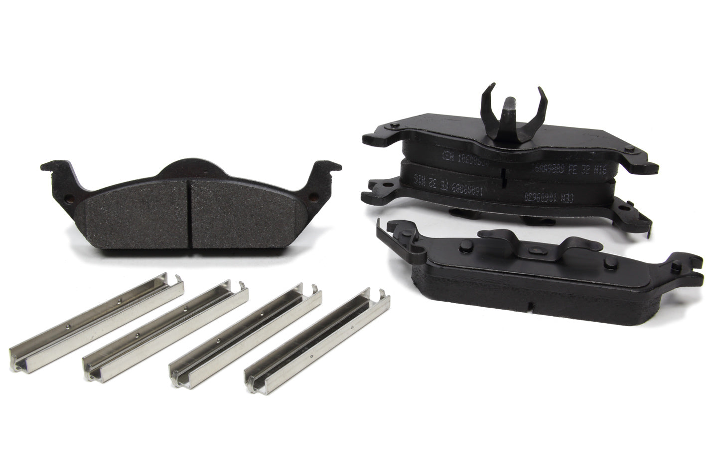 Posi-Quiet Extended Wear Brake Pads with Shims a Centric Brake Parts CBP106.09630