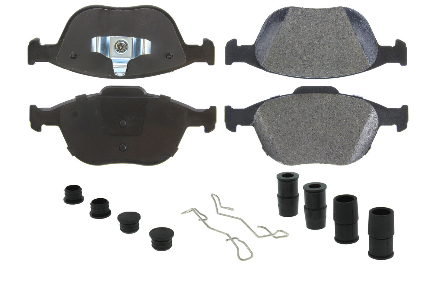 Posi-Quiet Extended Wear Brake Pads with Shims a Centric Brake Parts CBP106.09700
