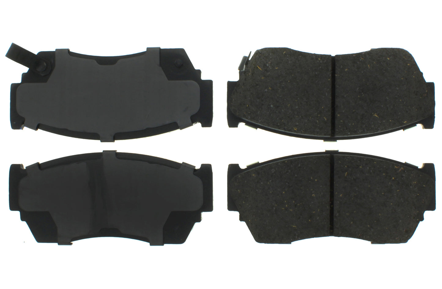 Premium Semi-Metallic Br ake Pads with Shims and Centric Brake Parts CBP300.05100