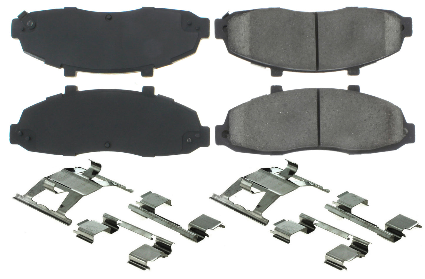 Premium Semi-Metallic Br ake Pads with Shims and Centric Brake Parts CBP300.06790