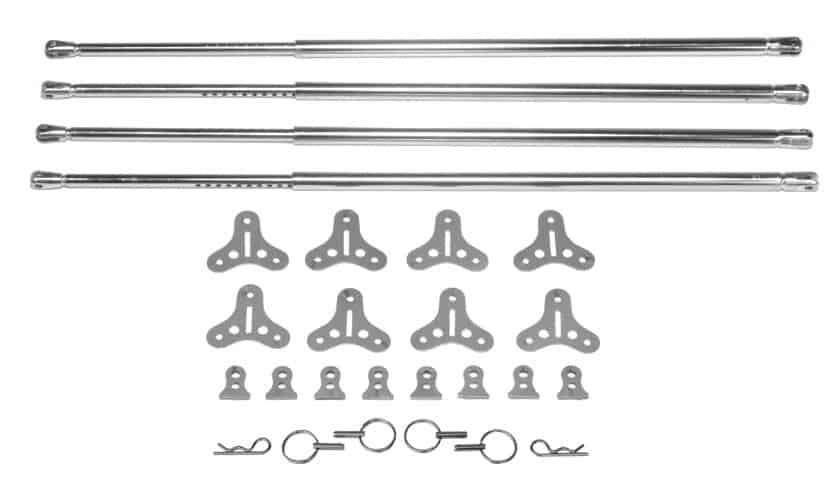 Chassis Engineering Pro-Wing Strut Rod Kit MPN CCE8015