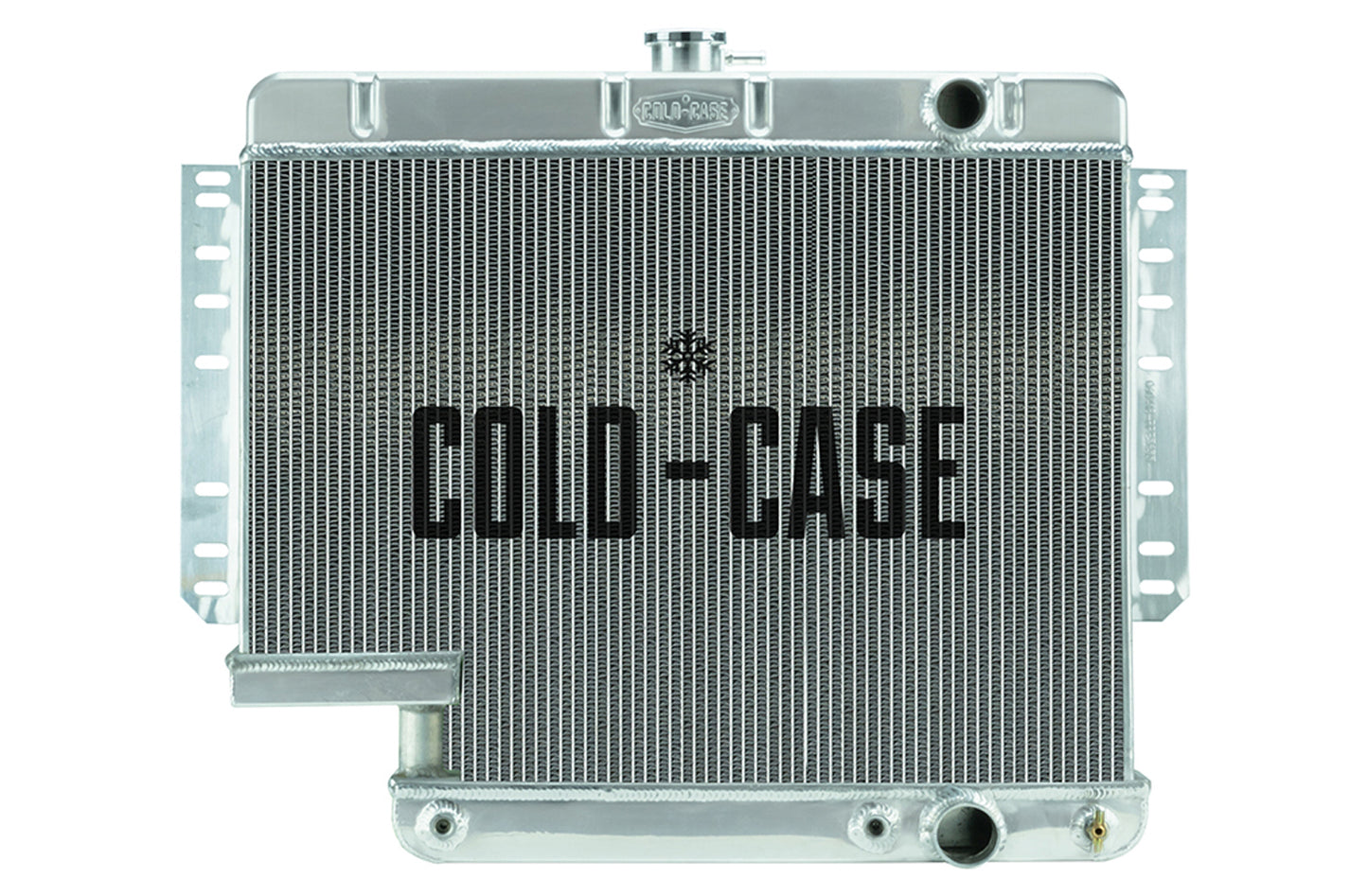 Cold Case Radiators 61-65 Impala with 500 St eering Box Radiator MPN CCRCHI565A-5 For GM B-Body 1961-65