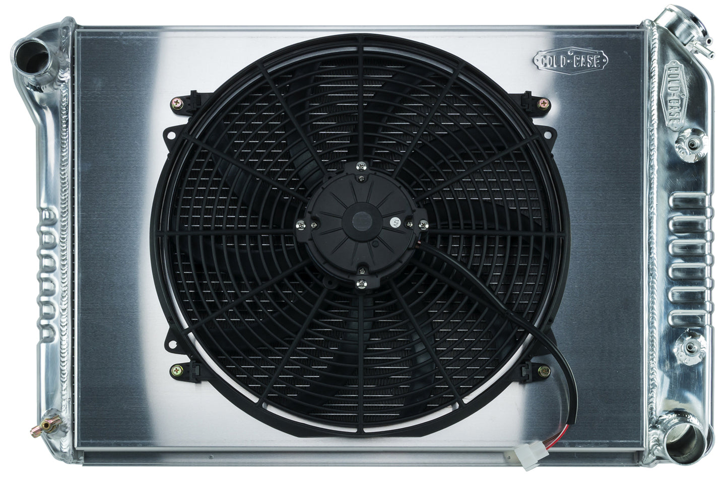 Cold Case Radiators 68-79 Nova BB Radiator & 16in Fan Kit AT MPN CCRCHN548AK For GM 1968-79
