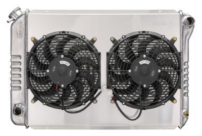 Cold Case Radiators 79-93 Mustang Coyote Swap Radiator w/Fan MPN CCRLMM570-5K For Ford Coyote, Mustang 1979-93