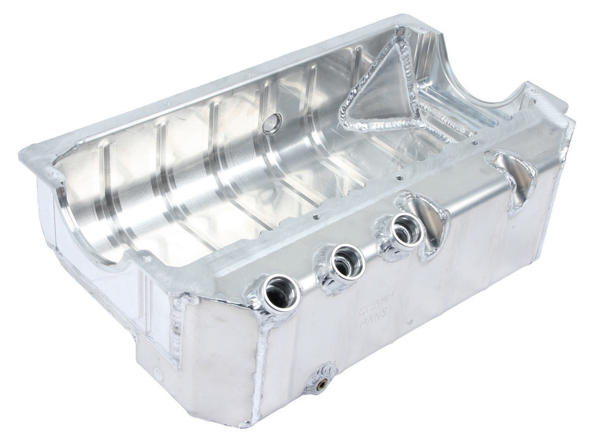 Champ Pans SBC Dry Sump Oil Pan w/ Dart Block #12AN ORB MPN CHAPRO181R3 Pickup