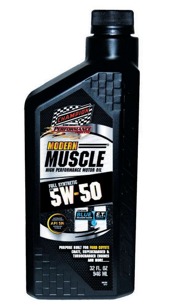 Champion Brand Modern Muscle 5w50 Oil 1 Qt. Full Synthetic CHO4403H