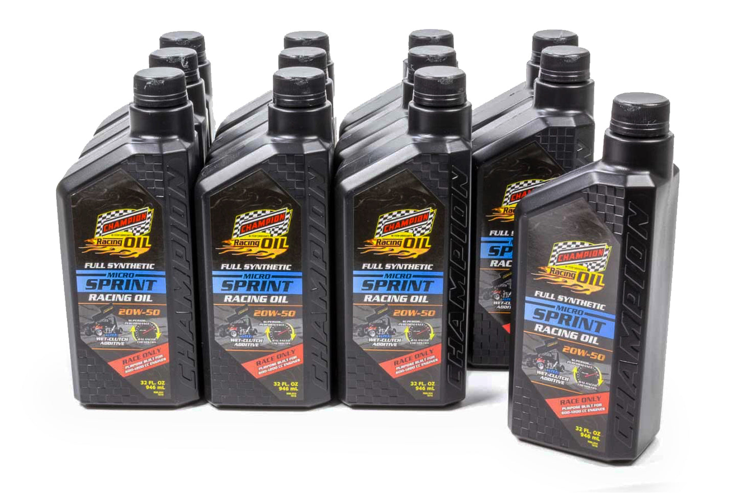 Champion Brand Micro Sprint Oil 20w50 Case 12 x 1 Quart MPN CHO4446H-12