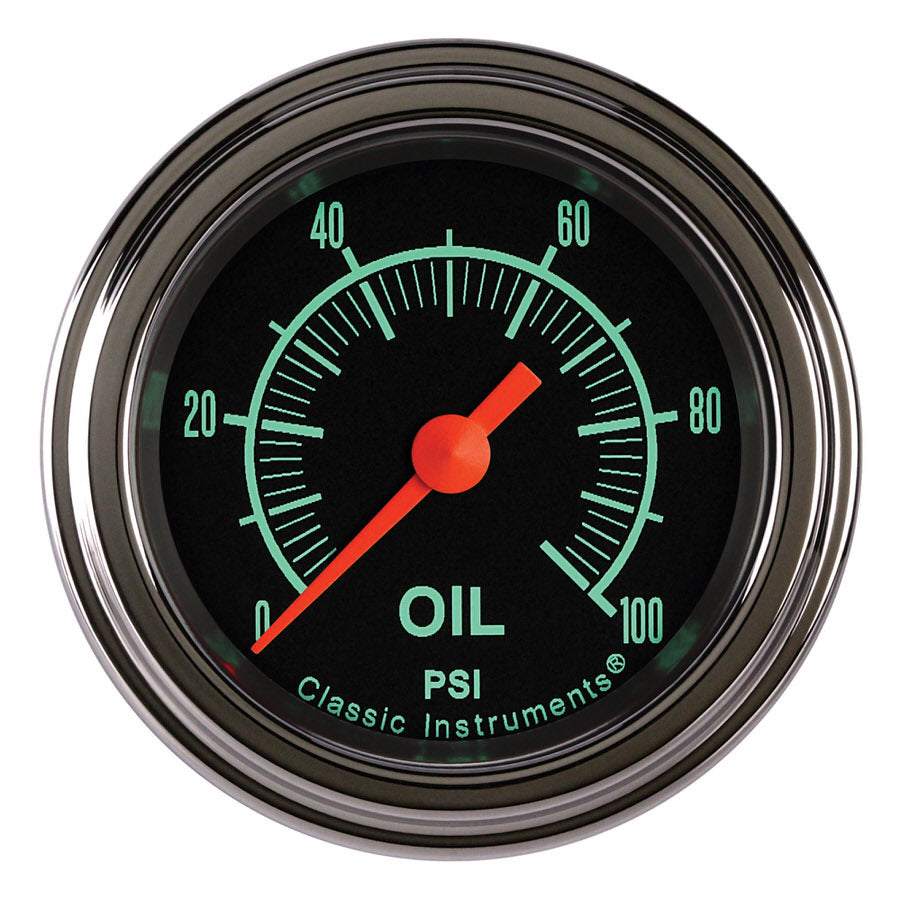 Classic Instruments G/Stock Oil Pressure 2-1/8 Full Sweep MPN CLAGS181SLF