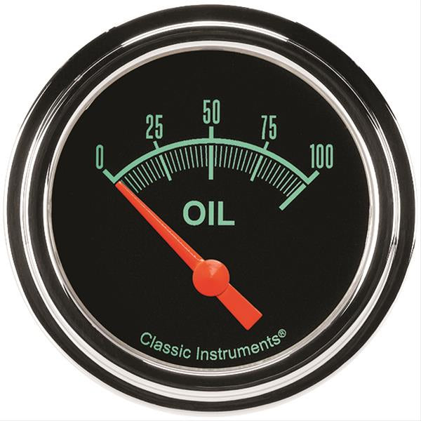 Classic Instruments G/Stock Oil Pressure 2-5/8 Short Sweep MPN CLAGS281SLF