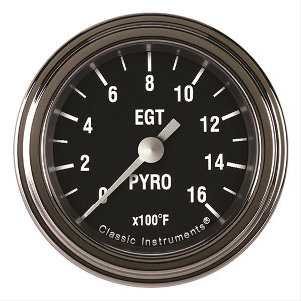 Classic Instruments Hot Rod Pyrometer 2-1/8 Full Sweep MPN CLAHR198SLF