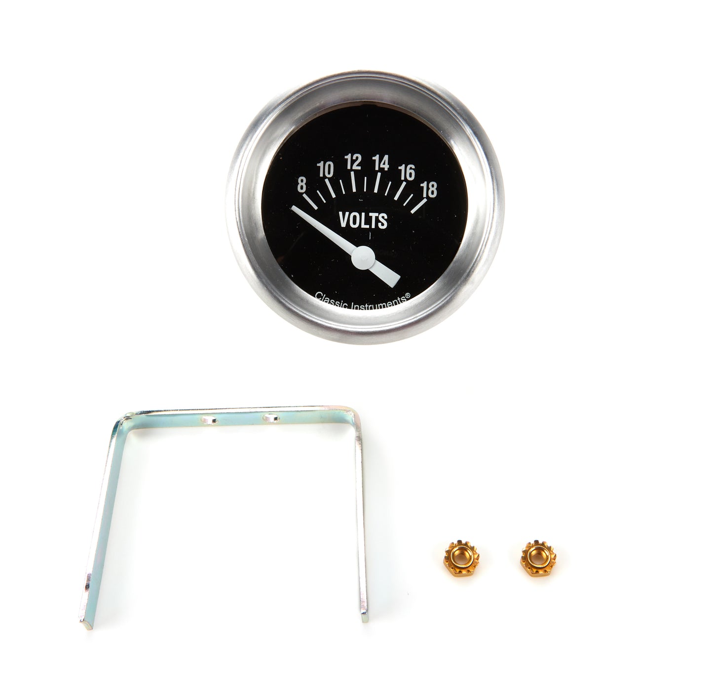 Classic Instruments Hot Rod Volt Gauge 2-5/8 Short Sweep MPN CLAHR230APF