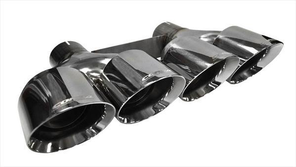 Corsa Performance Exhaust Tip Kit - Quad 4.5in Polished Pro-Serie MPN COR14062 For Chevy Corvette 2014-19