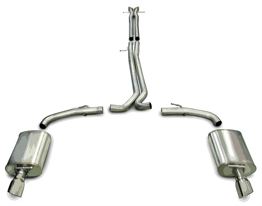 Corsa Performance 10- Taurus SHO 3.5L Cat Back Exhaust System MPN COR14315 For Ford V6 2010-14
