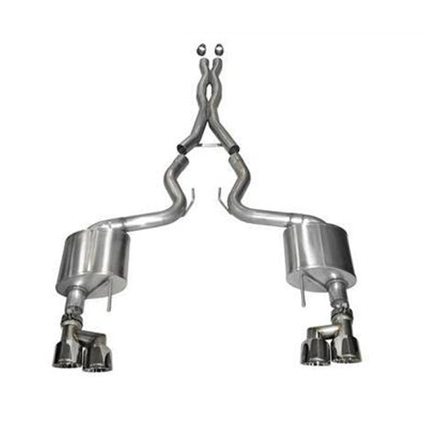 Corsa Performance Exhaust Cat-Back - 3.0in Cat-Back Dual Rear Exi COR14335